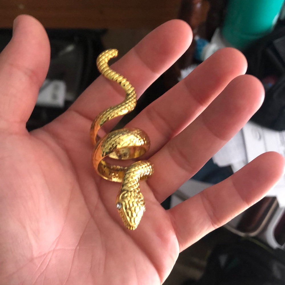 snake ring w jewel eyes